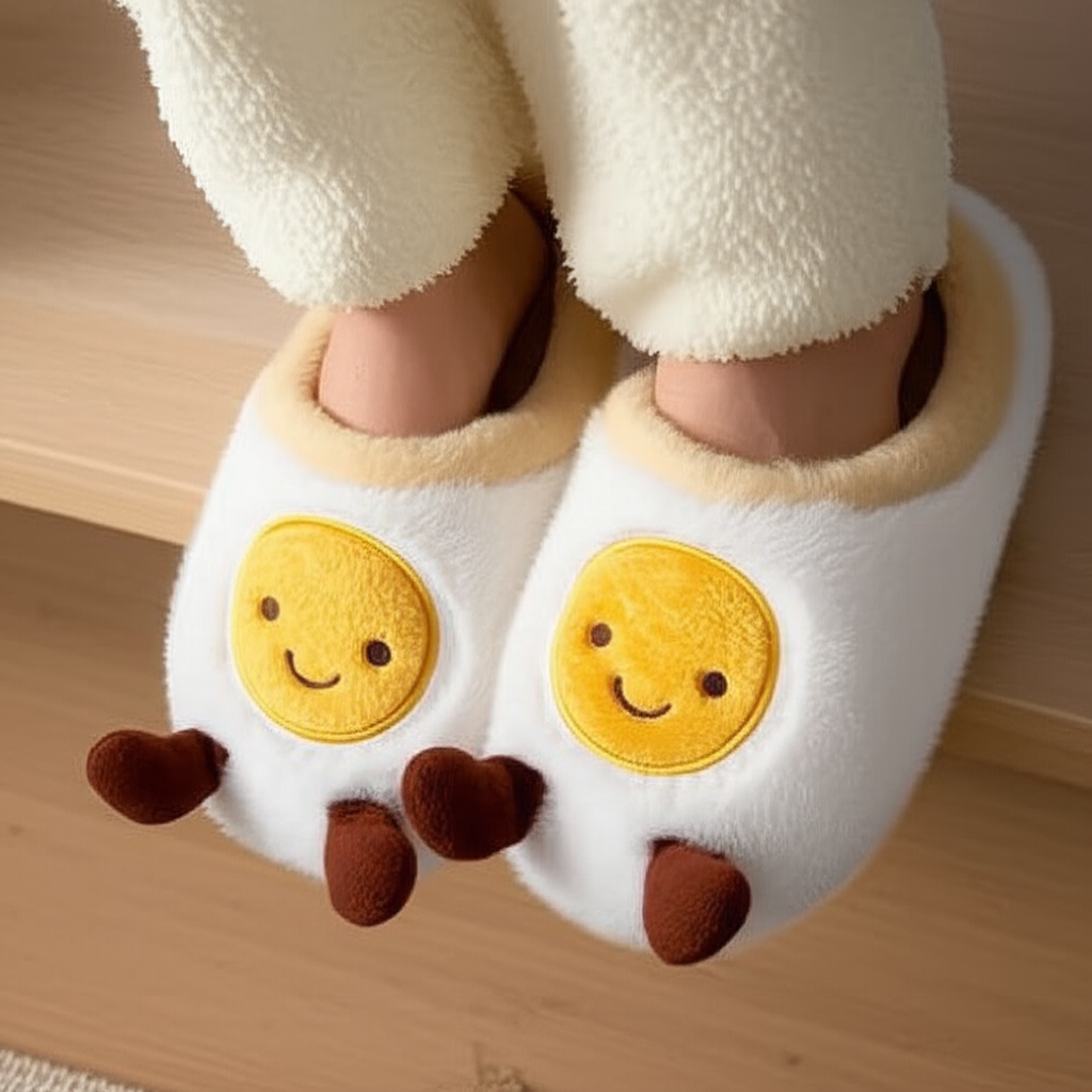 Pantoufles oeufs