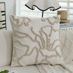 Coussins abstraits fleurs