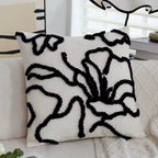 Coussins abstraits fleurs