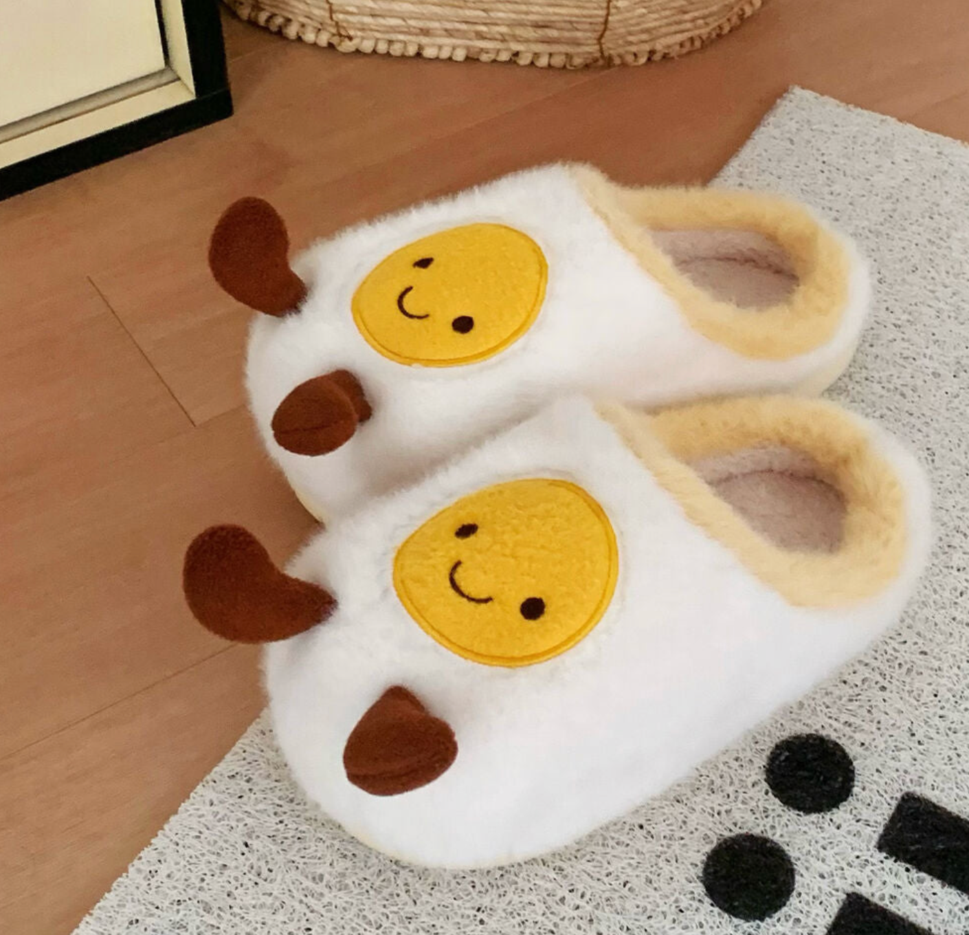 Pantoufles oeufs
