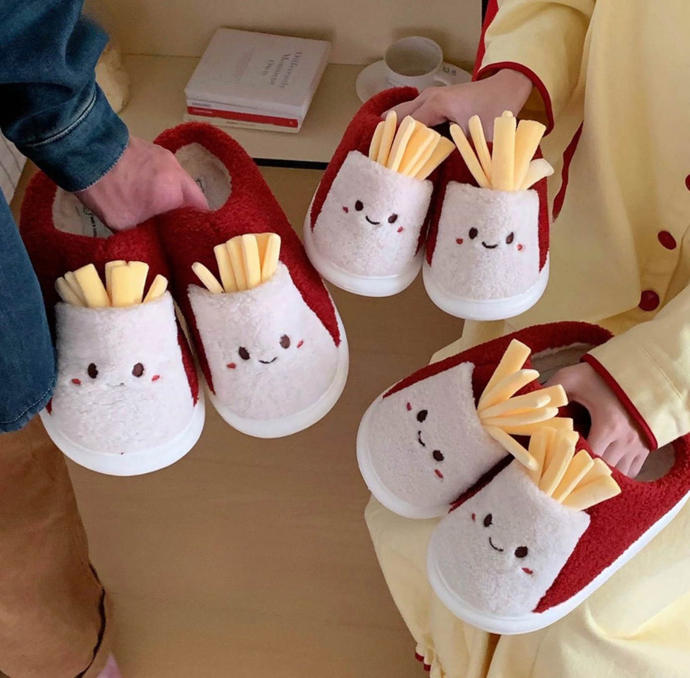 Pantoufles Frittes