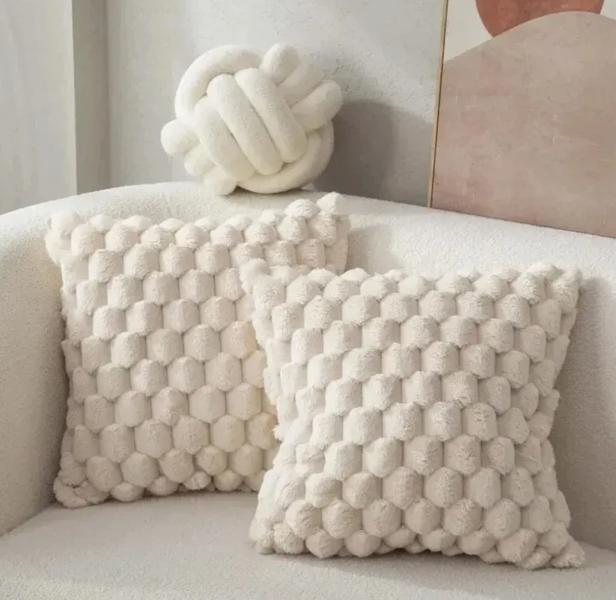 Fourre de Coussin Miel Texturé – Doudou design