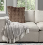 Coussin Mousseux Effet Peluche – Câlin visuel assuré