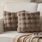 Coussin Mousseux Effet Peluche – Câlin visuel assuré