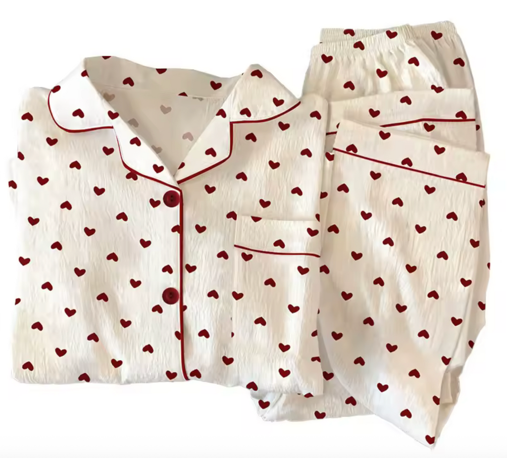Pyjama Douce Nuit Cœurs – L’amour version cocooning