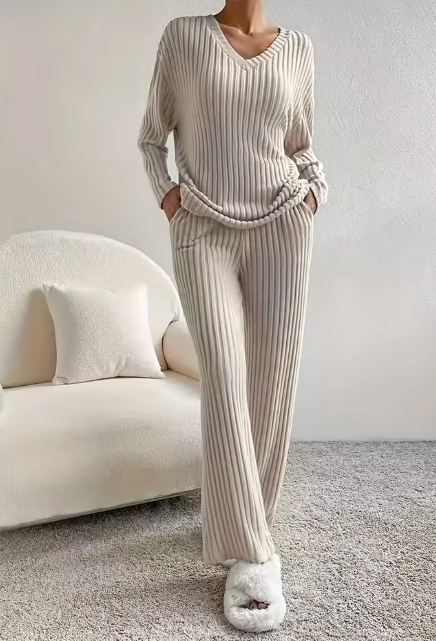 Pyjama Cocoon – Le confort en maille côtelée