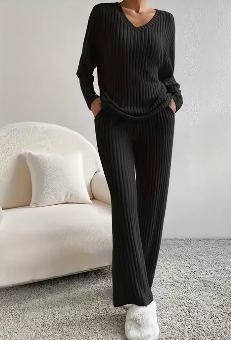 Pyjama Cocoon – Le confort en maille côtelée