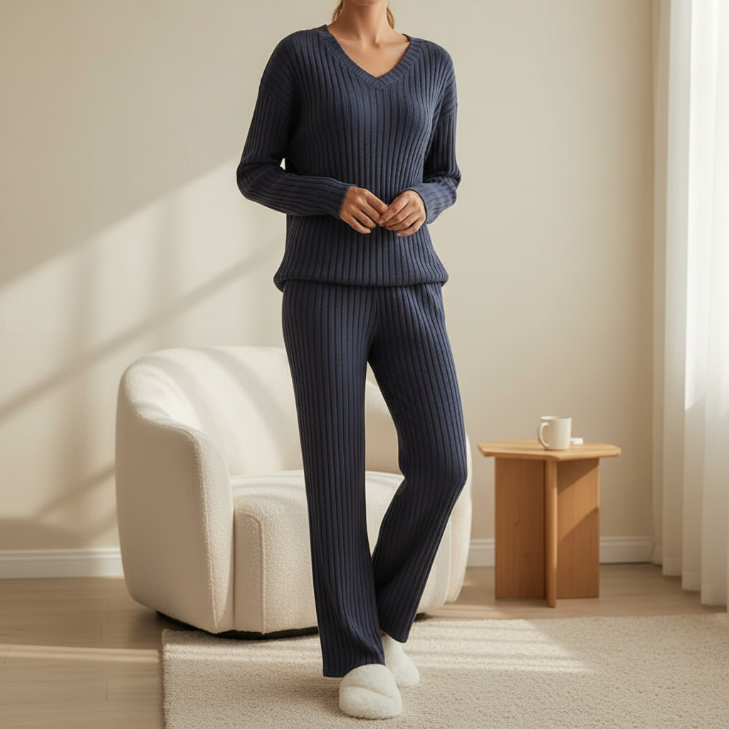 Pyjama Cocoon – Le confort en maille côtelée