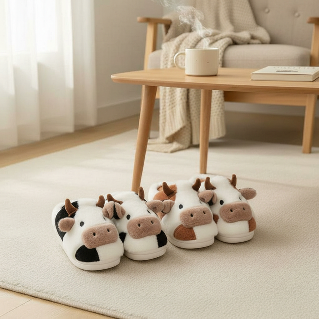 Pantoufles vaches