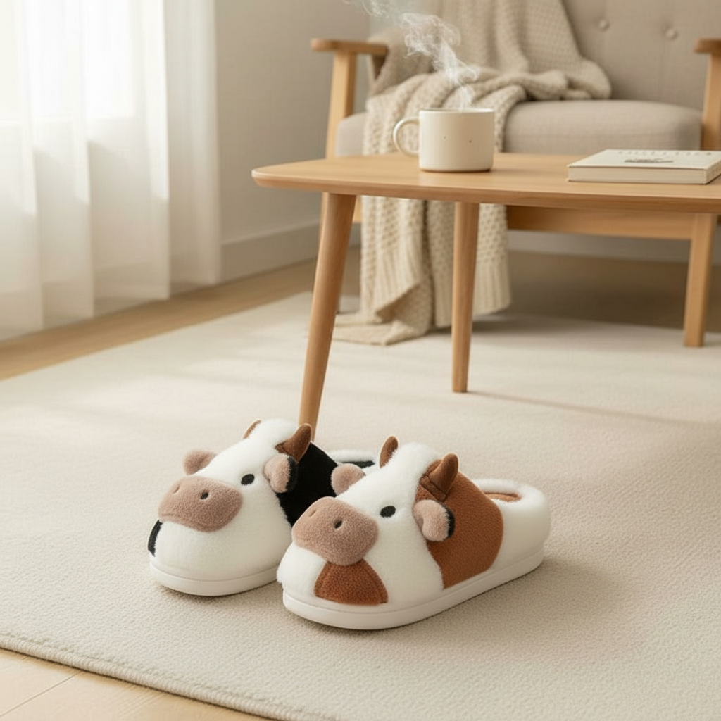 Pantoufles vaches