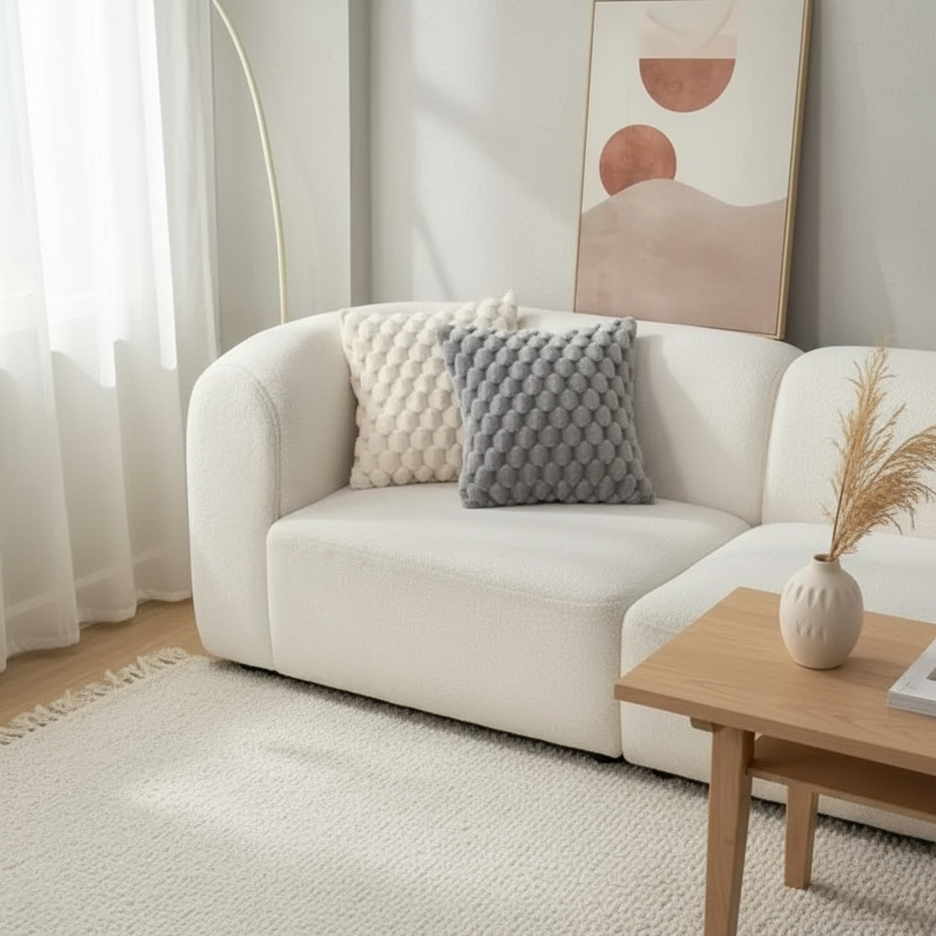 Fourre de Coussin Miel Texturé – Doudou design