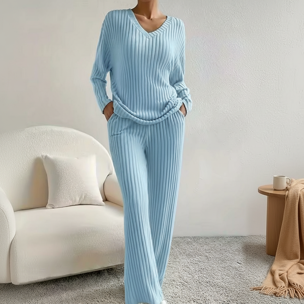 Pyjama Cocoon – Le confort en maille côtelée